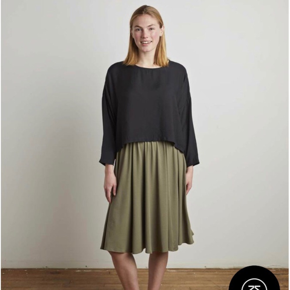NWT Mimu Maxi Slouch Top in Black